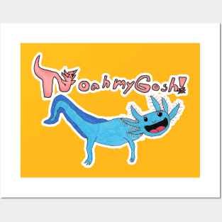 Noah My Gosh - Axolotl Posters and Art